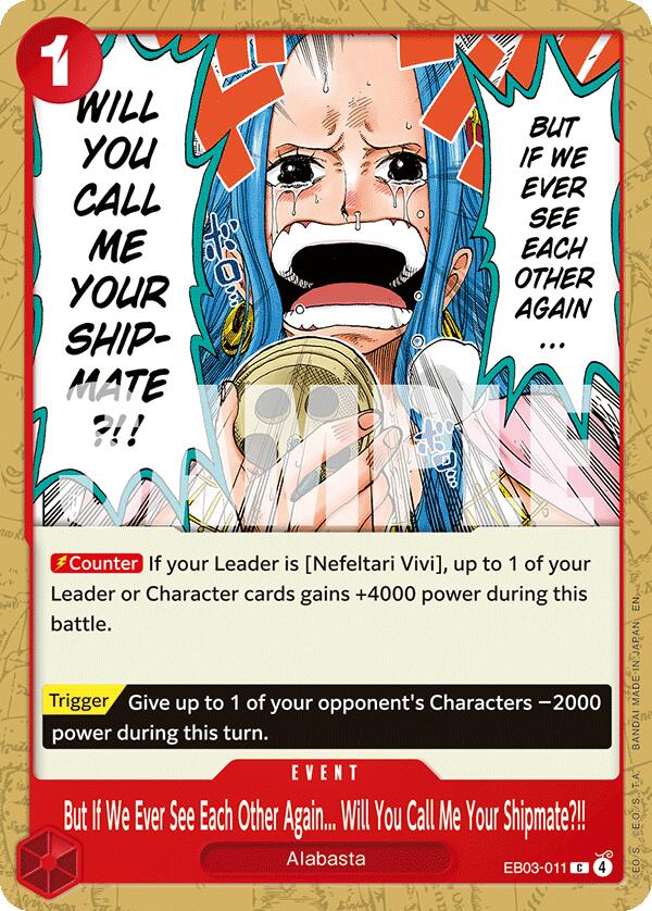But If We Ever See Each Other Again... Will You Call Me Your Shipmate?!! [Extra Booster: One Piece Heroines Edition] | Black Swamp Games