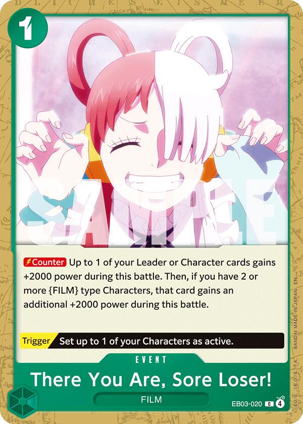 There You Are, Sore Loser! [Extra Booster: One Piece Heroines Edition] | Black Swamp Games