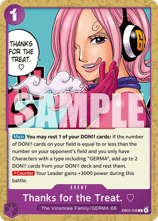 Thanks for the Treat. [Extra Booster: One Piece Heroines Edition] | Black Swamp Games