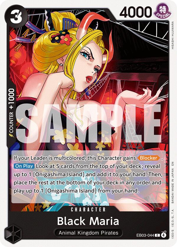 Black Maria [Extra Booster: One Piece Heroines Edition] | Black Swamp Games