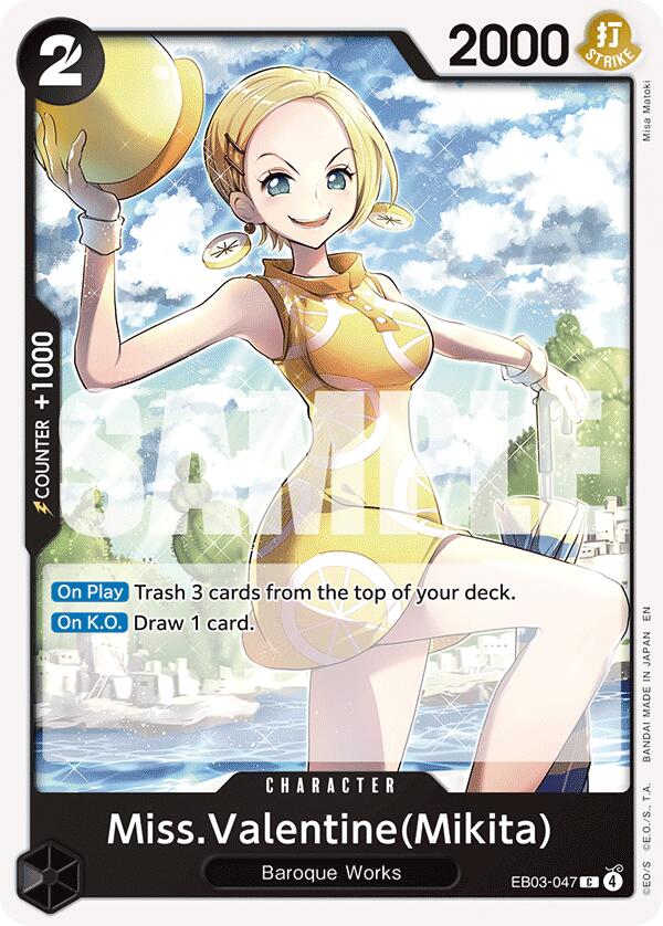 Miss.Valentine(Mikita) [Extra Booster: One Piece Heroines Edition] | Black Swamp Games