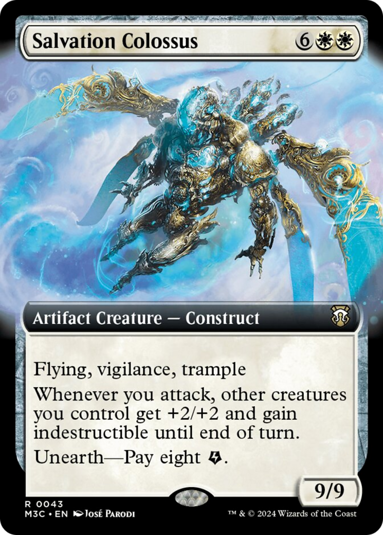 Salvation Colossus (Extended Art) (Ripple Foil) [Modern Horizons 3 Commander] | Black Swamp Games