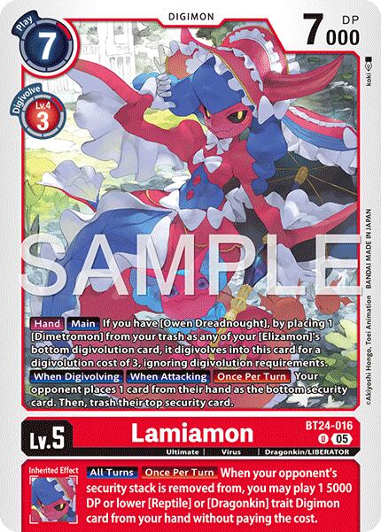 Lamiamon [BT24-016] [Time Stranger] | Black Swamp Games
