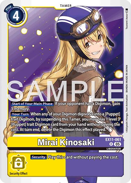 Mirai Kinosaki [EX11-061] [Dawn of Liberator] | Black Swamp Games