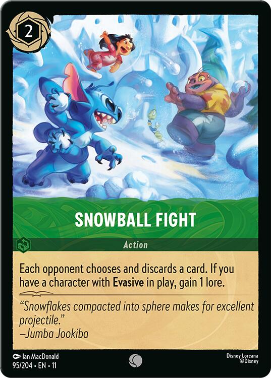 Snowball Fight (95/204) [Winterspell] | Black Swamp Games