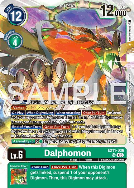 Dalphomon [EX11-036] [Dawn of Liberator] | Black Swamp Games