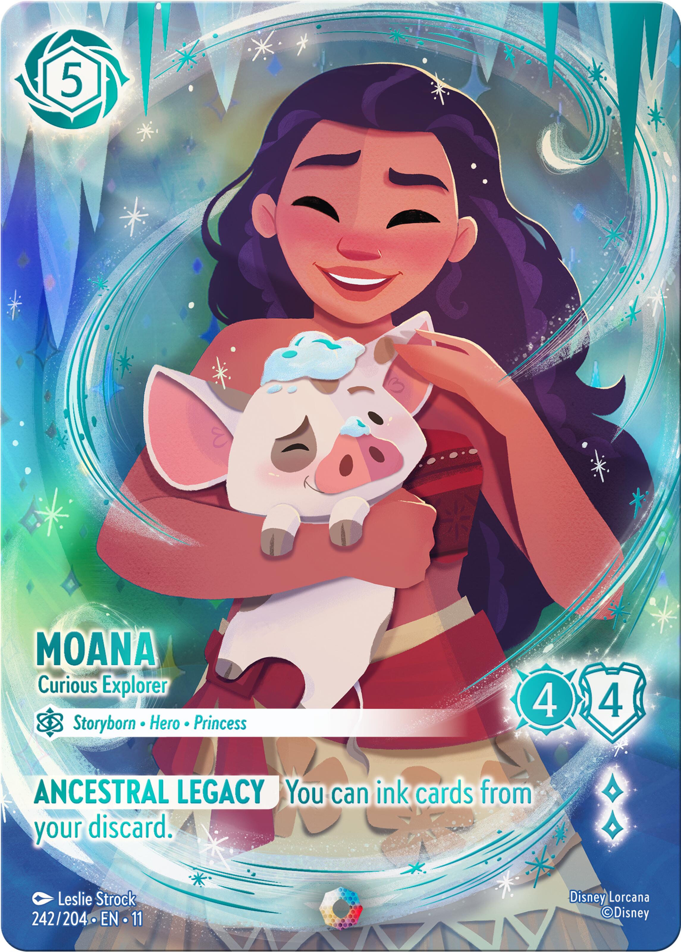 Moana - Curious Explorer (Iconic) (242/204) [Winterspell] | Black Swamp Games
