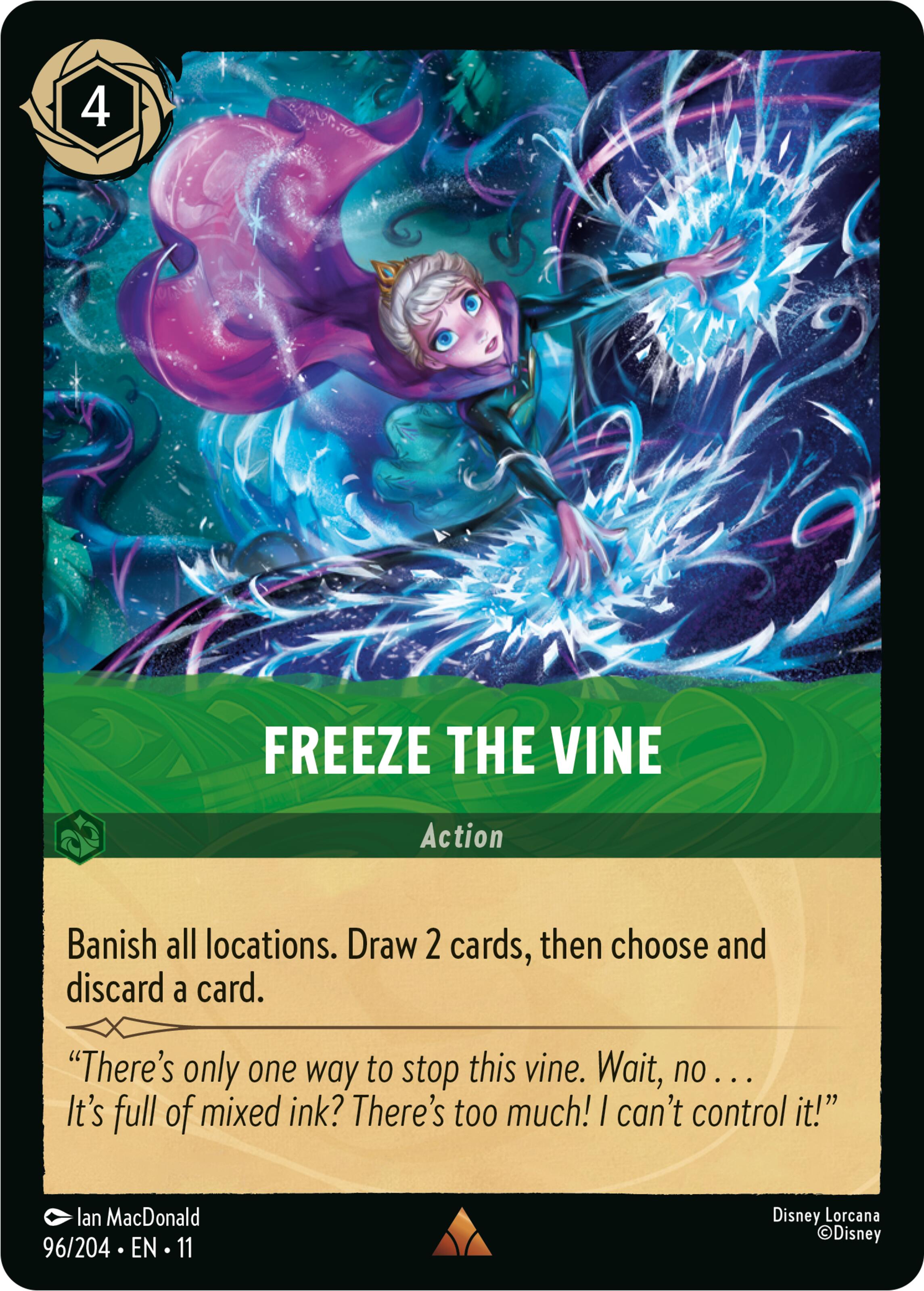 Freeze the Vine (96/204) [Winterspell] | Black Swamp Games