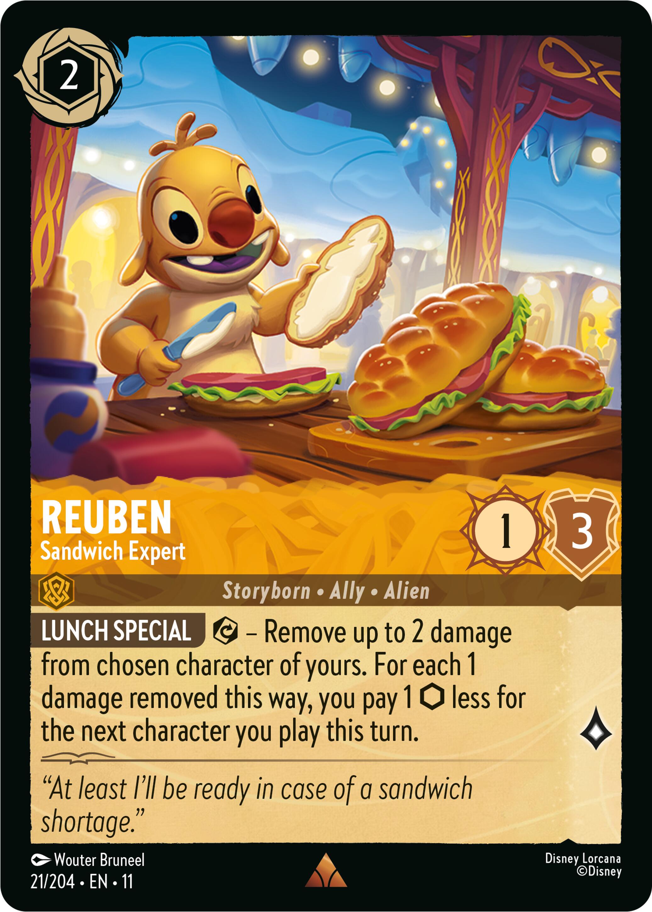Reuben - Sandwich Expert (21/204) [Winterspell] | Black Swamp Games