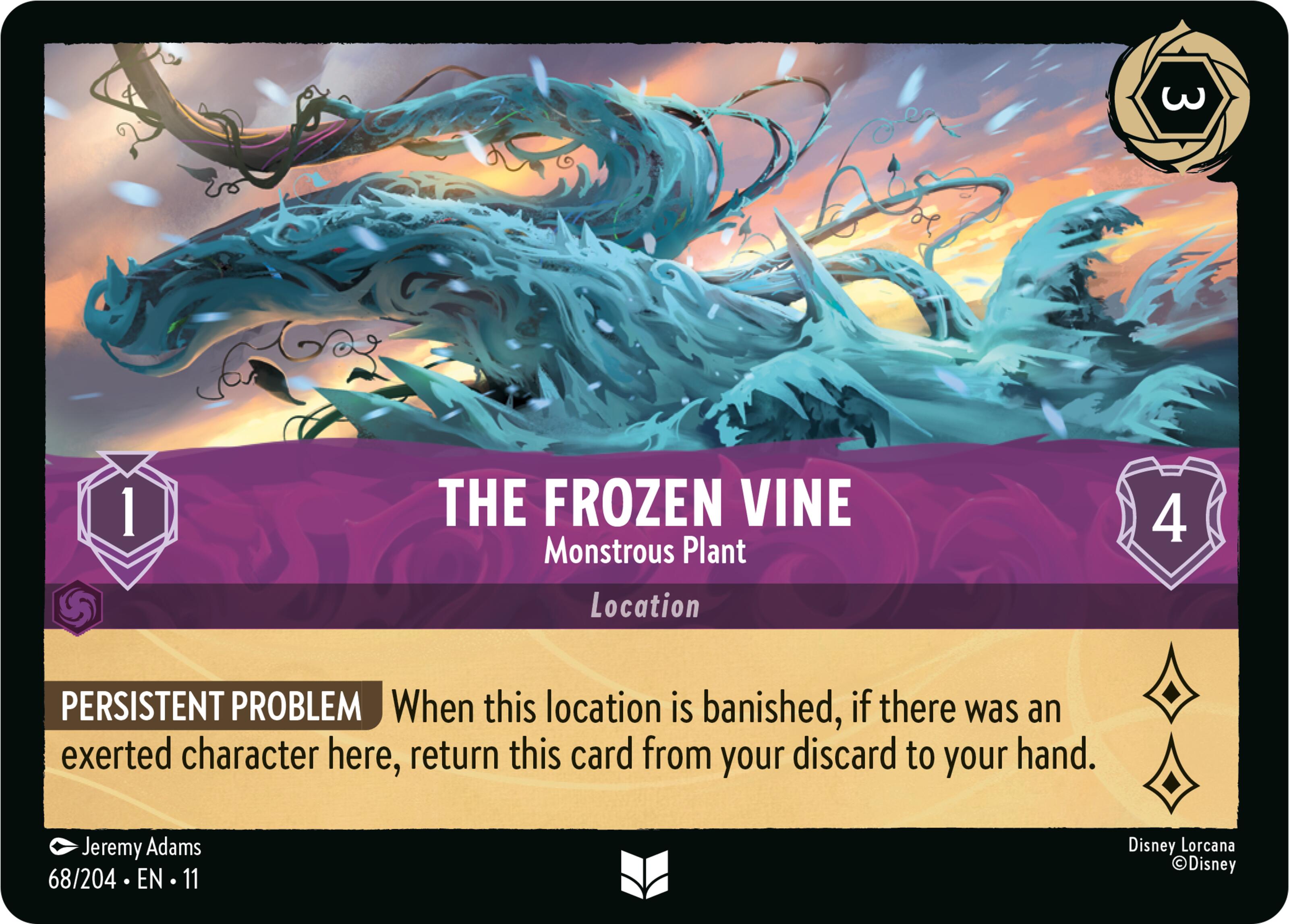 The Frozen Vine - Monstrous Plant (68/204) [Winterspell] | Black Swamp Games