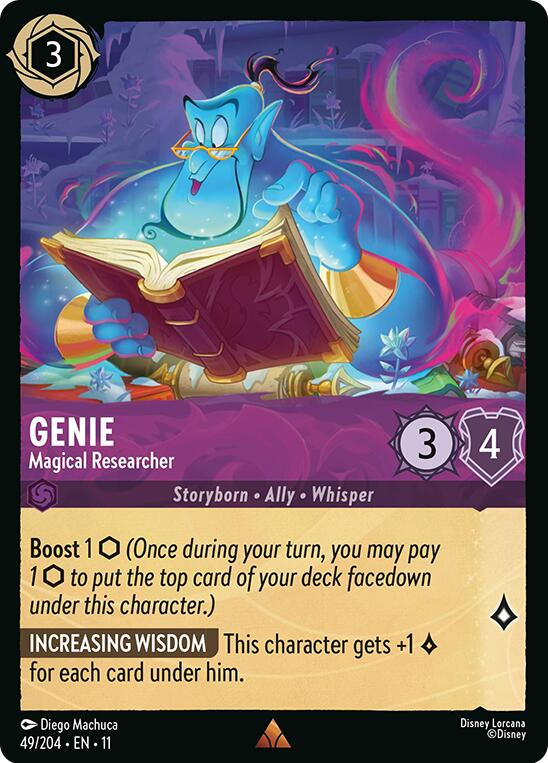 Genie - Magical Researcher (49/204) [Winterspell] | Black Swamp Games