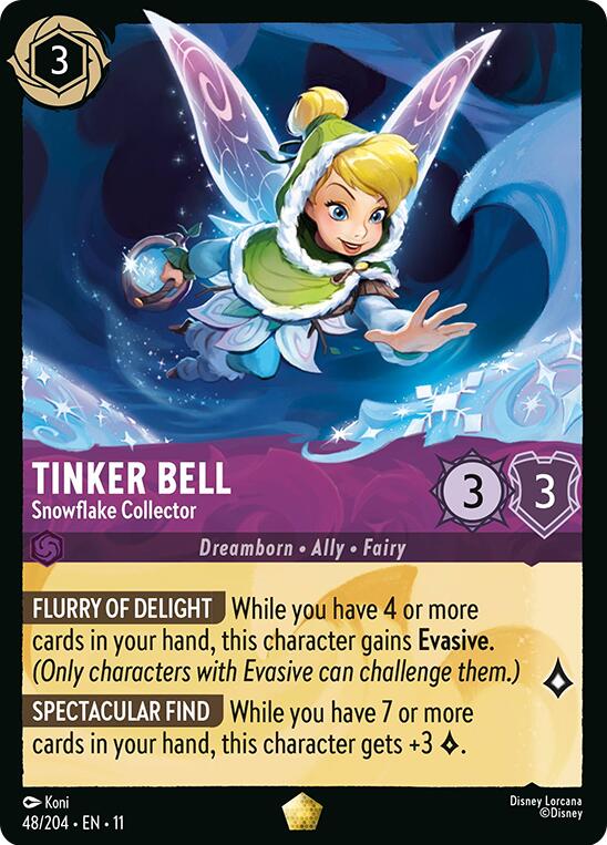 Tinker Bell - Snowflake Collector (48/204) [Winterspell] | Black Swamp Games