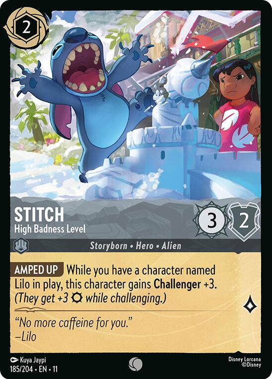 Stitch - High Badness Level (185/204) [Winterspell] | Black Swamp Games
