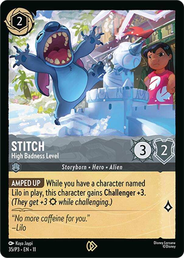Stitch - High Badness Level (35) [Promo Cards] | Black Swamp Games