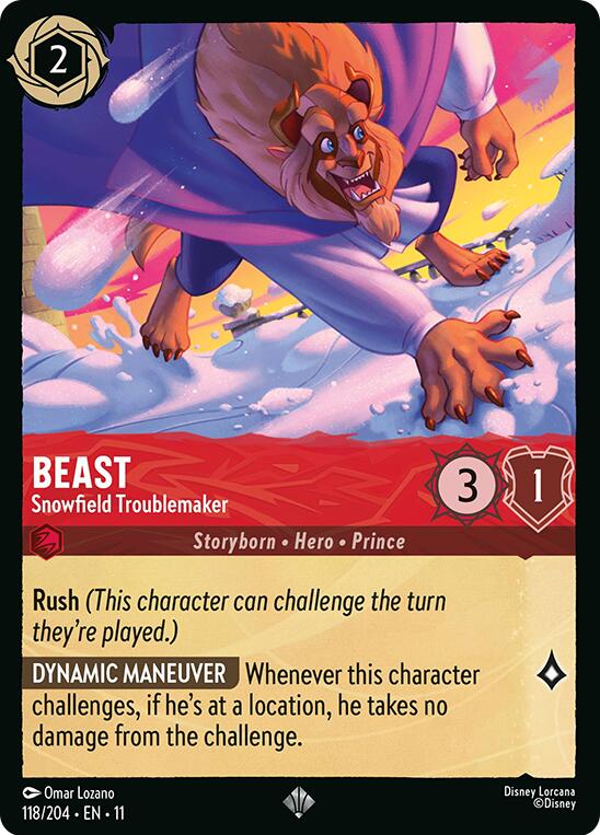 Beast - Snowfield Troublemaker (118/204) [Winterspell] | Black Swamp Games