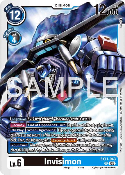 Invisimon [EX11-043] [Dawn of Liberator] | Black Swamp Games