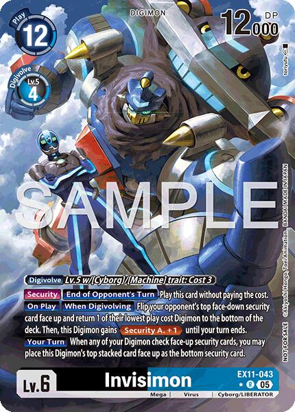 Invisimon [EX11-043] (Box Topper) [Dawn of Liberator] | Black Swamp Games
