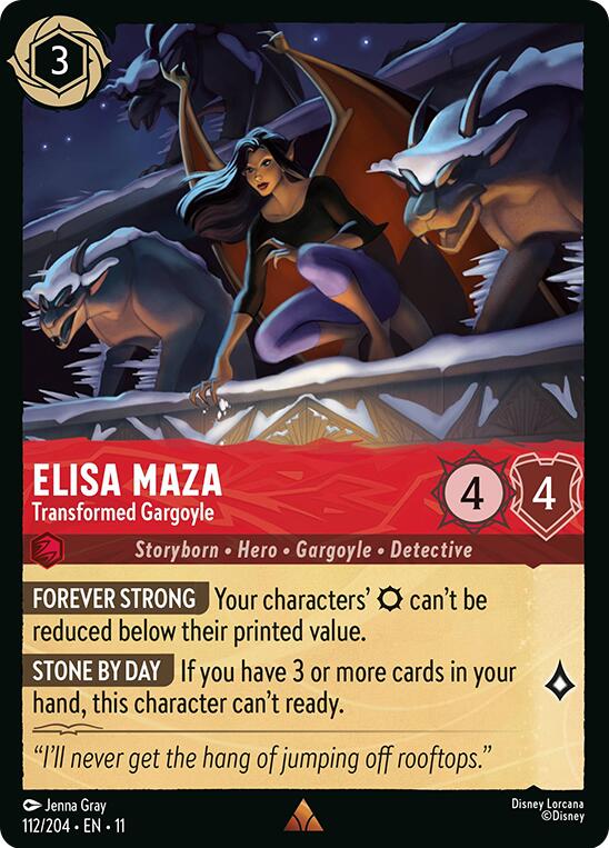 Elisa Maza - Transformed Gargoyle (112/204) [Winterspell] | Black Swamp Games