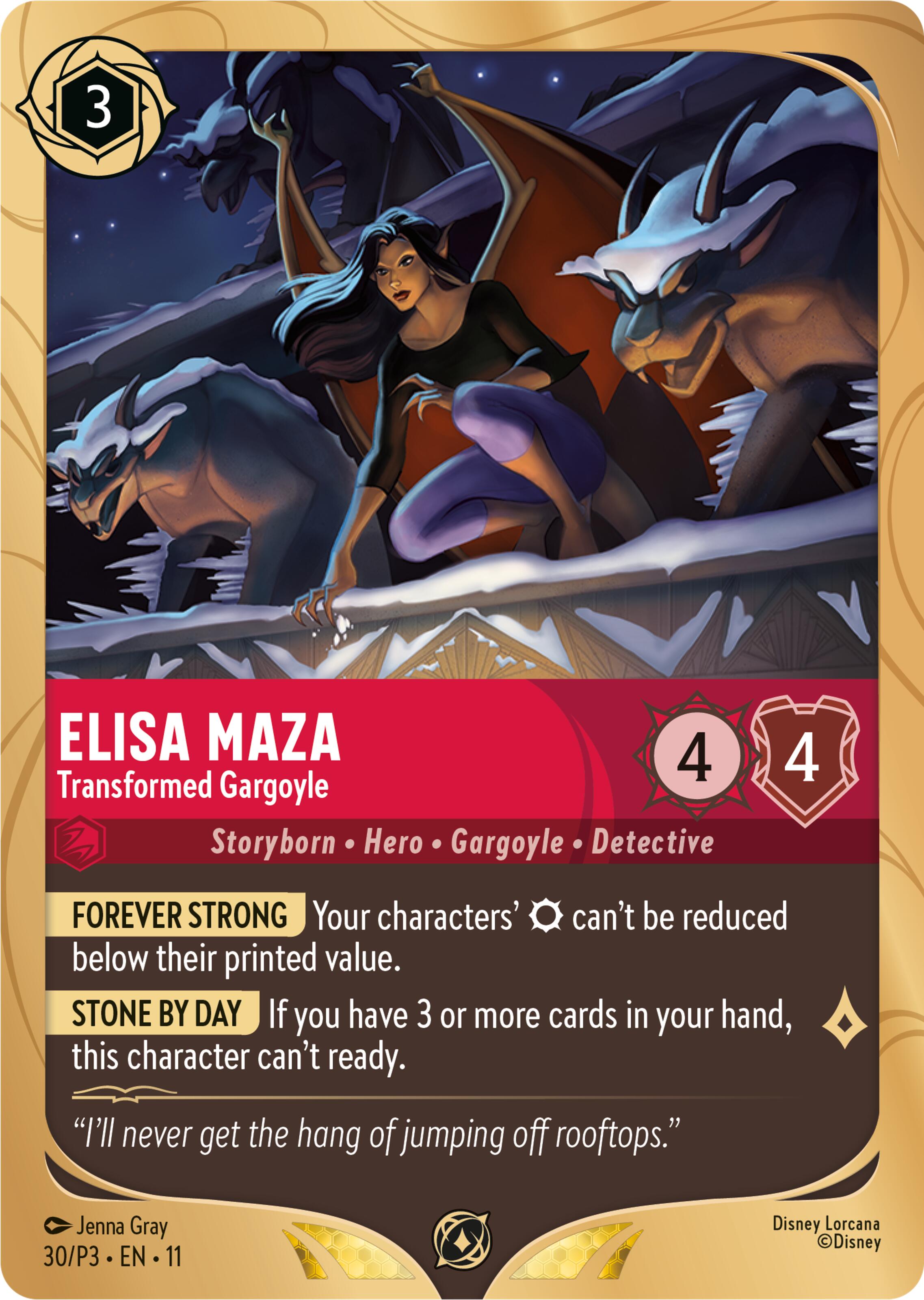 Elisa Maza - Transformed Gargoyle (30) [Promo Cards] | Black Swamp Games