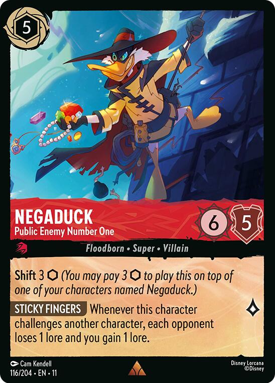 Negaduck - Public Enemy Number One (116/204) [Winterspell] | Black Swamp Games