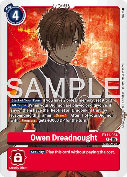 Owen Dreadnought [EX11-054] [Dawn of Liberator] | Black Swamp Games