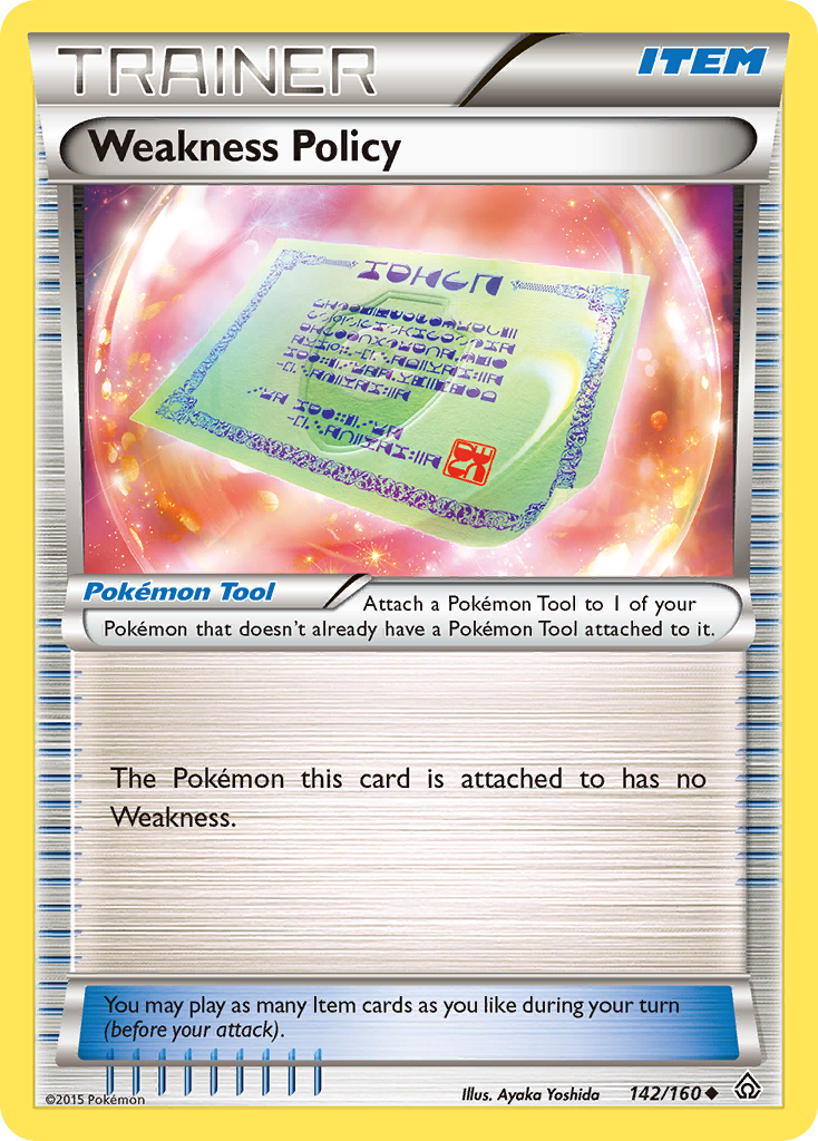 Weakness Policy (142/160) [XY: Primal Clash] | Black Swamp Games