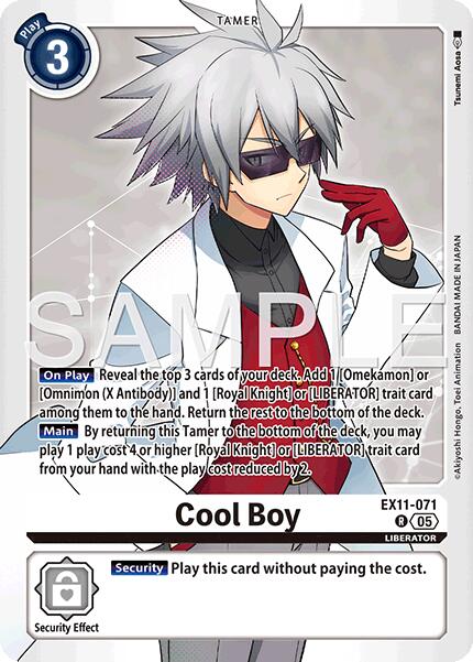 Cool Boy [EX11-071] [Dawn of Liberator] | Black Swamp Games