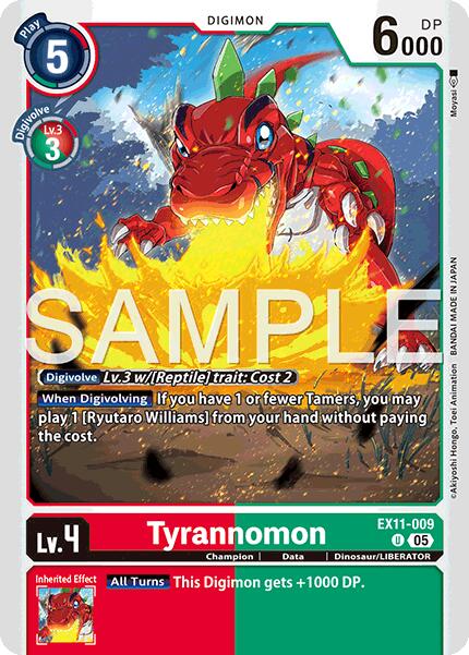 Tyrannomon [EX11-009] [Dawn of Liberator] | Black Swamp Games