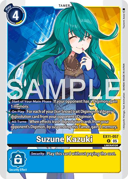 Suzune Kazuki [EX11-057] [Dawn of Liberator] | Black Swamp Games