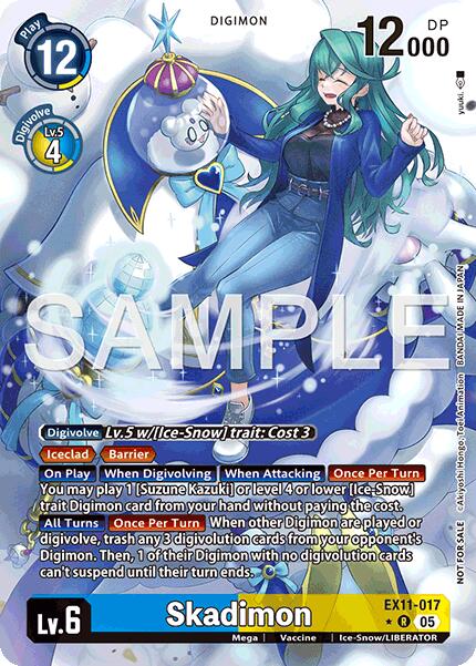 Skadimon [EX11-017] (Alternate Art) (Box Topper) [Dawn of Liberator] | Black Swamp Games