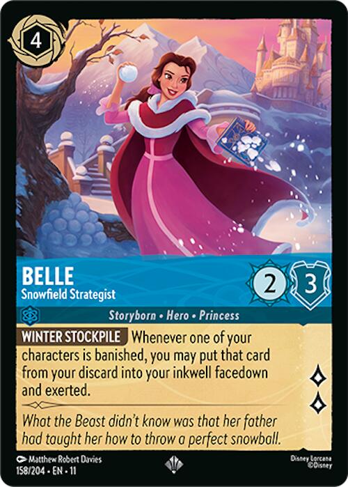 Belle - Snowfield Strategist (158/204) [Winterspell] | Black Swamp Games