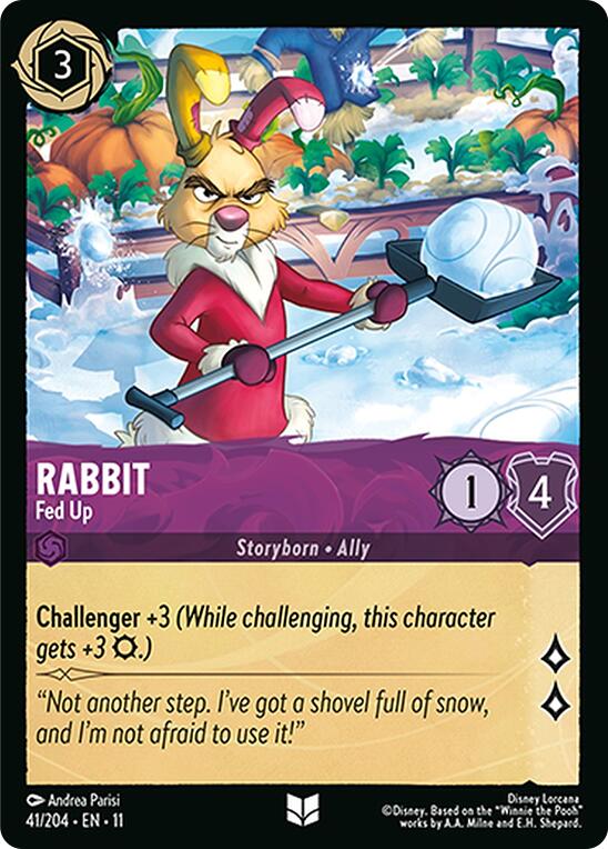 Rabbit - Fed Up (41/204) [Winterspell] | Black Swamp Games