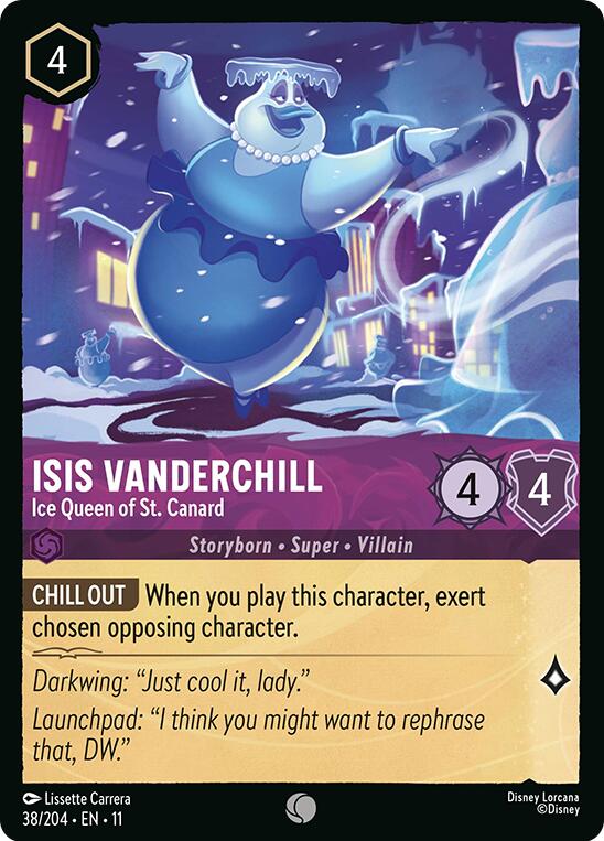 Isis Vanderchill - Ice Queen of St. Canard (38/204) [Winterspell] | Black Swamp Games
