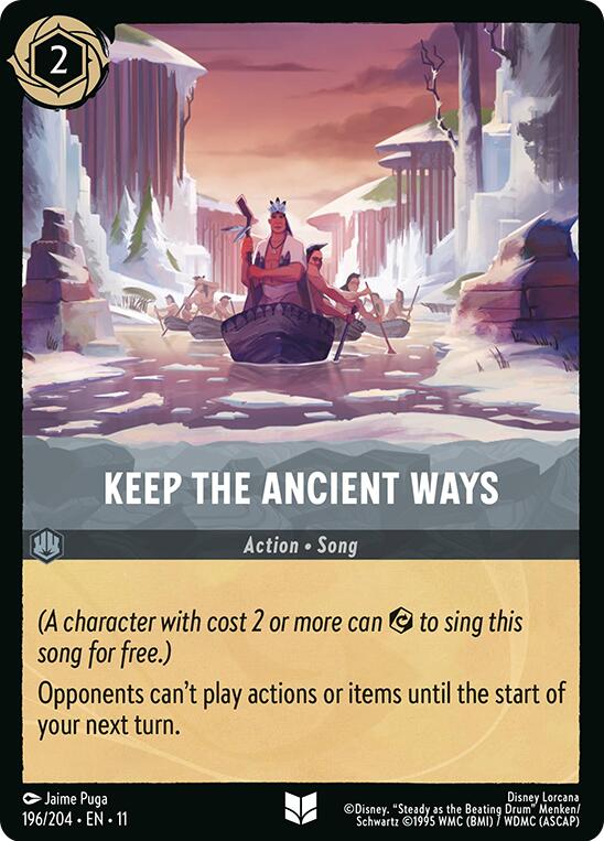 Keep the Ancient Ways (196/204) [Winterspell] | Black Swamp Games