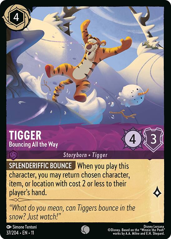 Tigger - Bouncing All the Way (37/204) [Winterspell] | Black Swamp Games