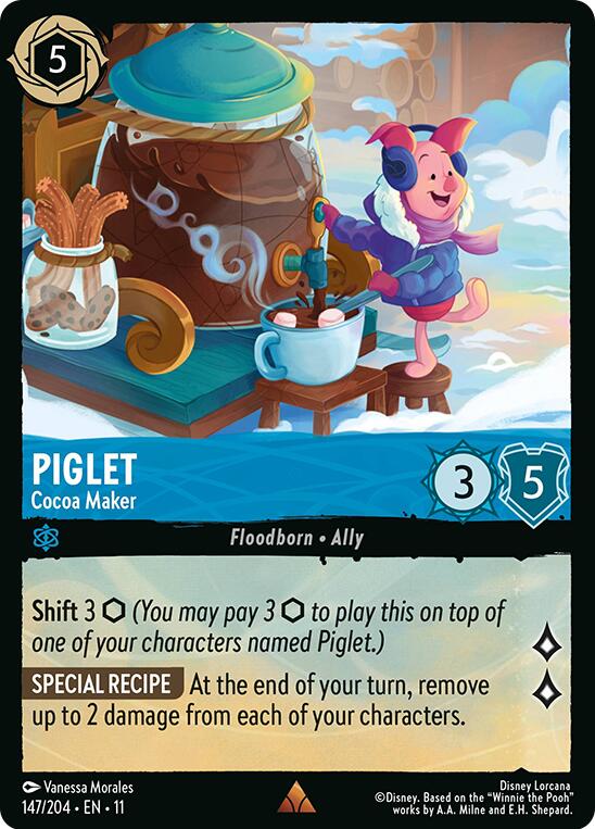 Piglet - Cocoa Maker (147/204) [Winterspell] | Black Swamp Games