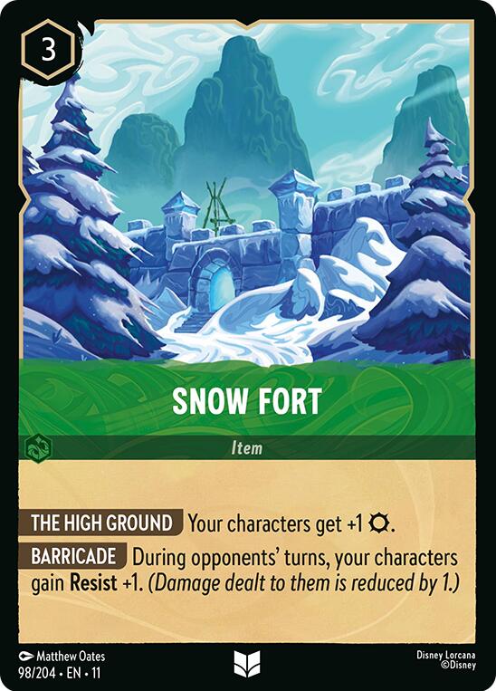 Snow Fort (98/204) [Winterspell] | Black Swamp Games
