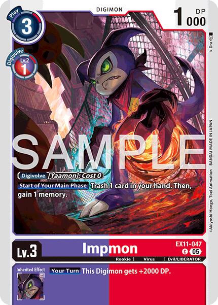 Impmon [EX11-047] [Dawn of Liberator] | Black Swamp Games