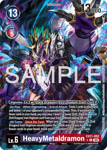 HeavyMetaldramon [EX11-052] (Box Topper) [Dawn of Liberator] | Black Swamp Games