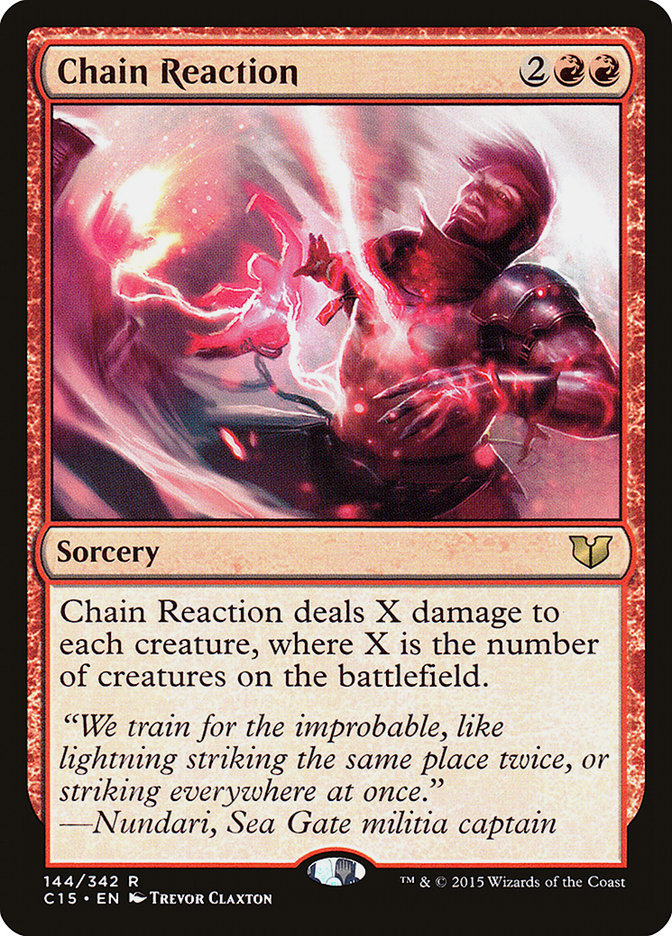 Chain Reaction [Commander 2015] | Black Swamp Games