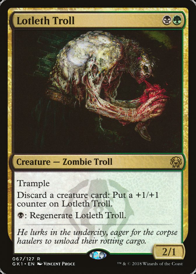 Lotleth Troll [Guilds of Ravnica Guild Kit] | Black Swamp Games
