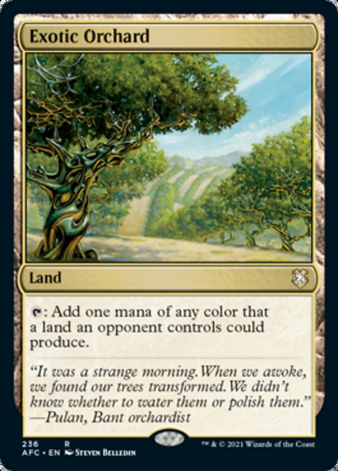 Exotic Orchard [Dungeons & Dragons: Adventures in the Forgotten Realms Commander] | Black Swamp Games