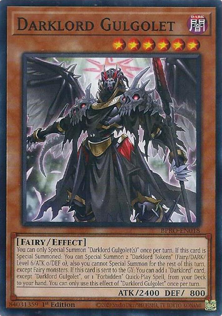 Darklord Gulgolet [BPRO-EN018] Common | Black Swamp Games