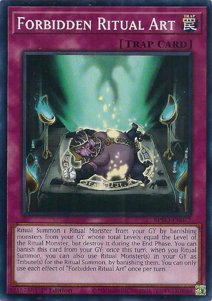 Forbidden Ritual Art [BPRO-EN077] Common | Black Swamp Games