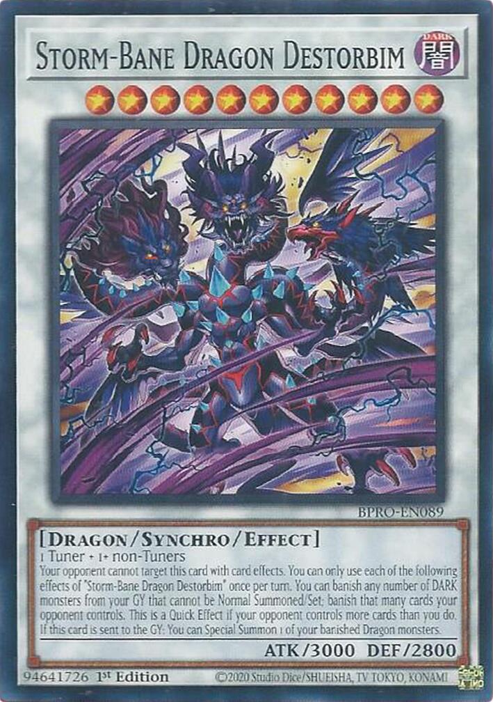 Storm-Bane Dragon Destorbim [BPRO-EN089] Common | Black Swamp Games