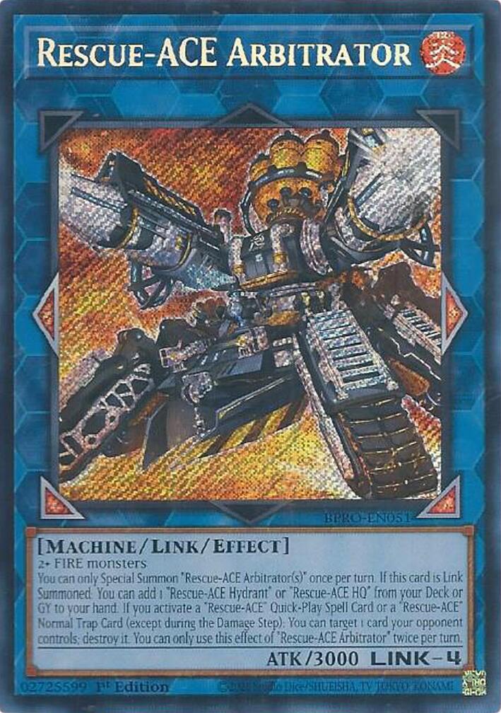 Rescue-ACE Arbitrator [BPRO-EN051] Secret Rare | Black Swamp Games