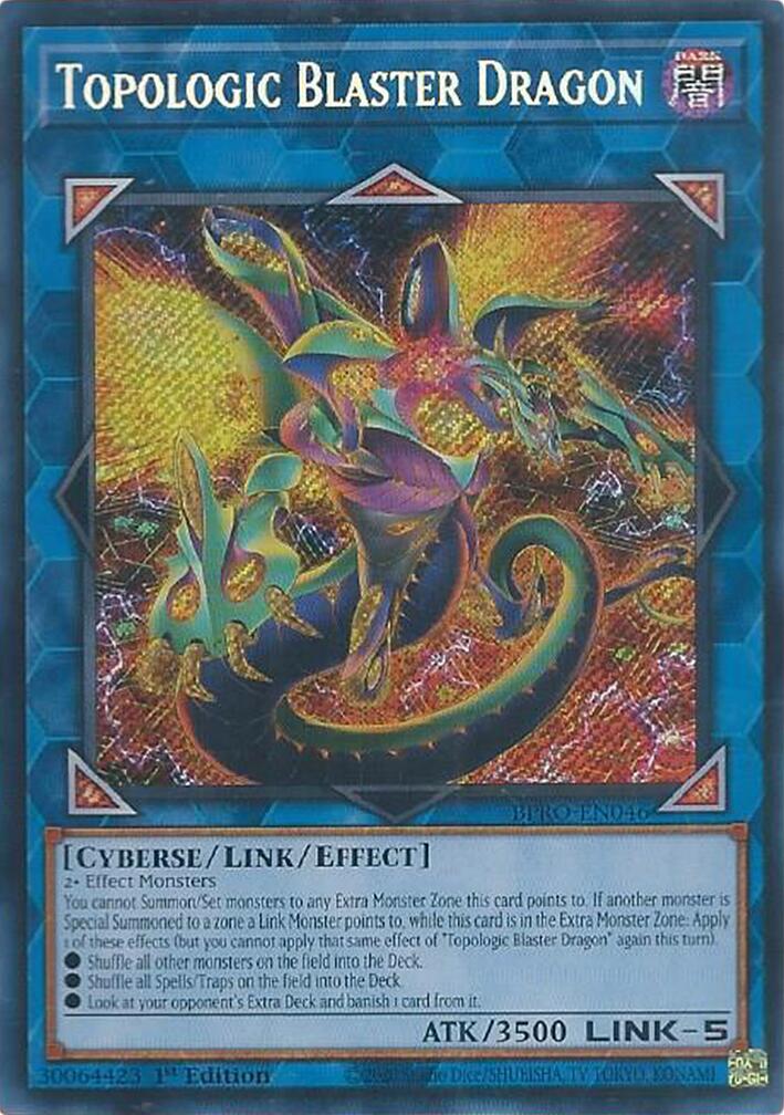Topologic Blaster Dragon [BPRO-EN046] Secret Rare | Black Swamp Games