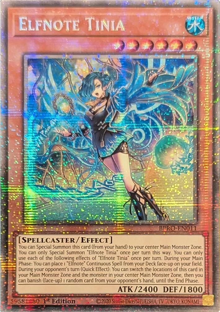 Elfnote Tinia (Starlight Rare) [BPRO-EN011] Starlight Rare | Black Swamp Games
