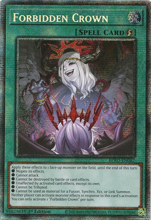 Forbidden Crown (Starlight Rare) [BPRO-EN067] Starlight Rare | Black Swamp Games
