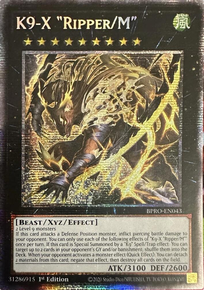 K9-X "Ripper/M" (Starlight Rare) [BPRO-EN043] Starlight Rare | Black Swamp Games